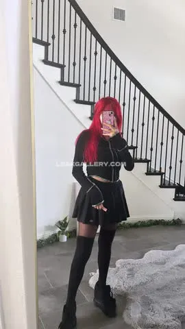 Purlypearl Black Skirt Tease OnlyFans Photo Leaked