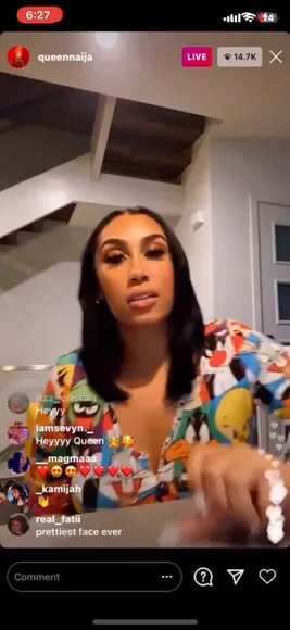 Queennaija Cartoon Print Top OnlyFans Video Leaked
