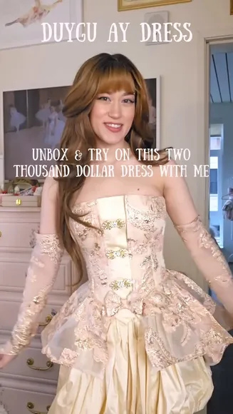 Queentofu Ornate Corset Dress Reveal OnlyFans Video Leaked