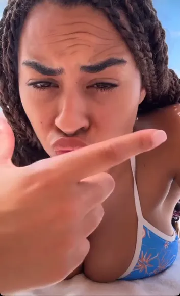 Raina Blue Bikini Top Pose OnlyFans Video Leaked