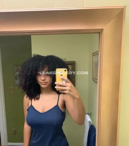 Raina Blue Slip Dress Tease OnlyFans Photo Leaked