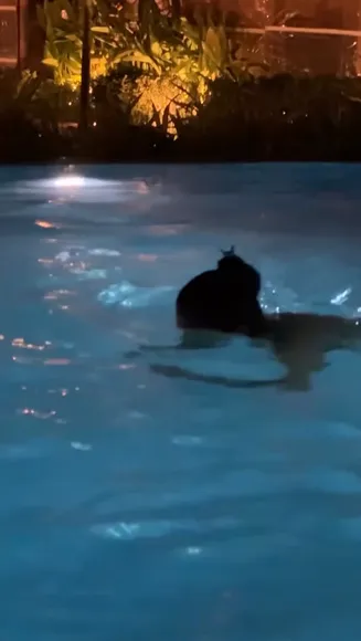 Rasha_kirmani Poolside Night Swim OnlyFans Video Leaked