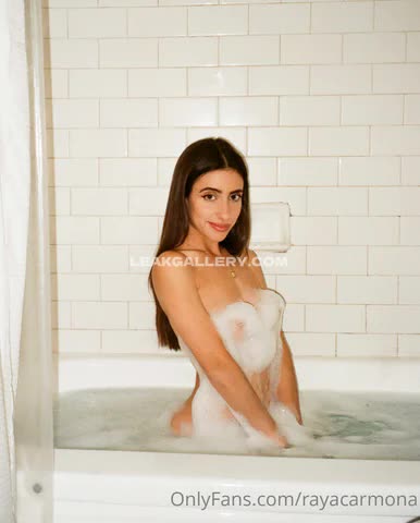 Rayacarmona Topless Bath Tease OnlyFans Photo Leaked