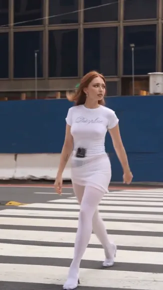 Renatarifree White T-Shirt Strut OnlyFans Video Leaked