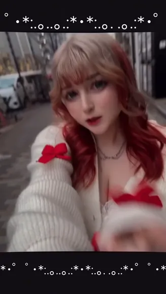 Risas_ch Red Bow Cardigan Tease OnlyFans Video Leaked