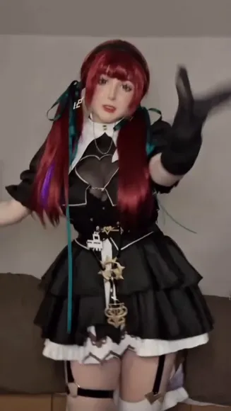 Risas_ch Black Maid Outfit Tease OnlyFans Video Leaked