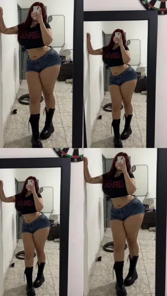 Rocketpocket_free Denim Shorts Boot Pose OnlyFans Video Leaked