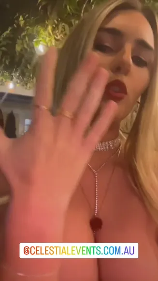 Rubyleecoffey Red Dress Boob Tease OnlyFans Video Leaked