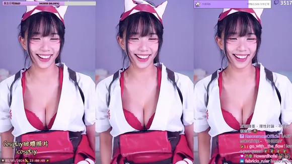 S201111 Red Cosplay Outfit Tease OnlyFans Video Leaked