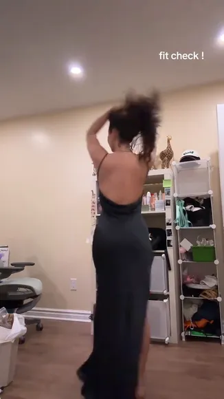 Sabadabadoodle High Slit Dress Tease OnlyFans Video Leaked