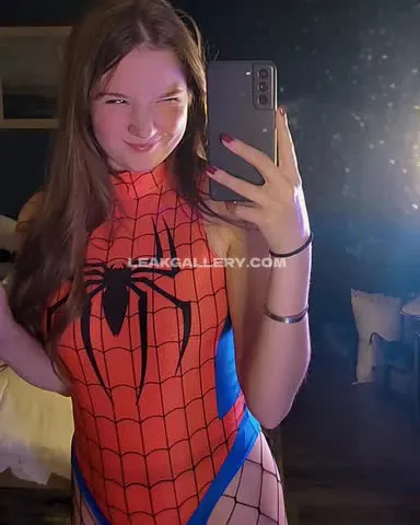 Sableheart Spiderweb Bodysuit Selfie OnlyFans Photo Leaked
