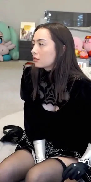 Sakurashymko Black Velvet Spiderweb Top OnlyFans Video Leaked