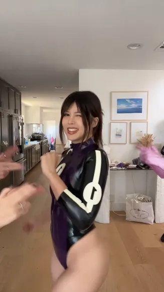 Sakurashymko Pink Bodysuit Pose OnlyFans Video Leaked