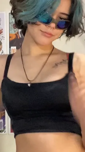 Saycat Black Crop Top Tease OnlyFans Video Leaked
