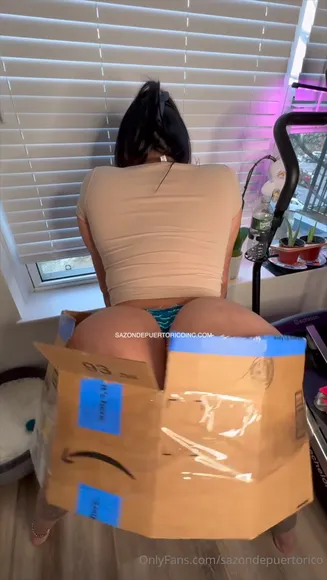 Sazondepuertorico Thong Ass In Box OnlyFans Video Leaked