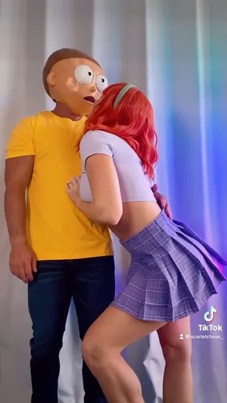 Scarletchase Plaid Skirt Thighs Tease OnlyFans Video Leaked