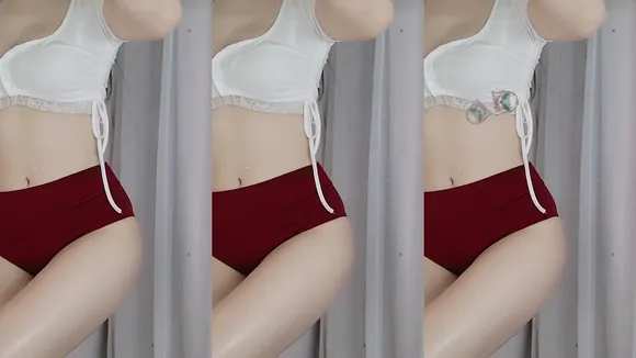 Seosil2 Red Thong Straps Tease OnlyFans Video Leaked