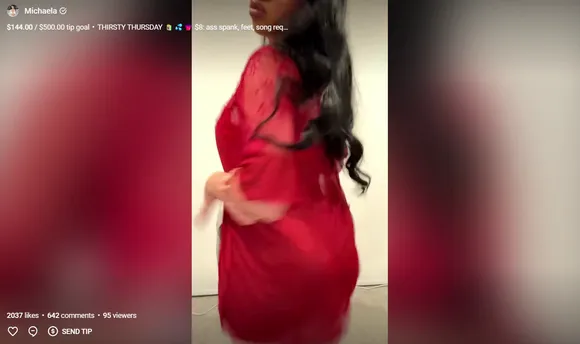 Sheismichaela Red Lingerie Ass Twerk OnlyFans Video Leaked