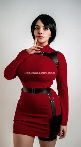 Shiftymine Red Dress Straps Tease OnlyFans Photo Leaked