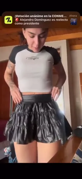 Shulia Leather Skirt Tease OnlyFans Video Leaked