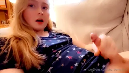 Shy_trans Handjob On Couch OnlyFans Video Leaked