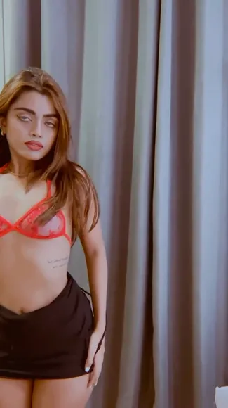 Simi Red Lingerie Ass Display OnlyFans Video Leaked