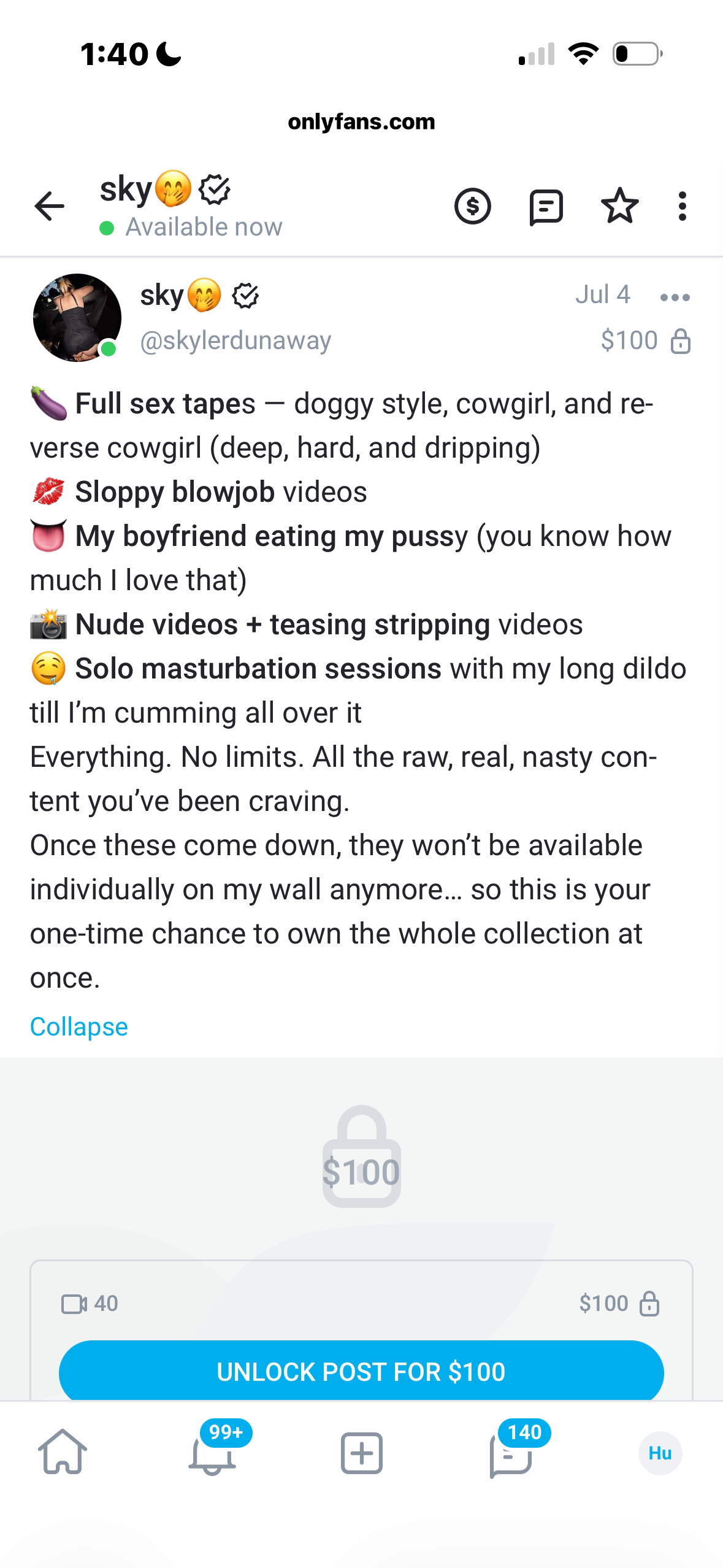 Skylerdunaway Exclusive Leaked Nude OnlyFans #13104250