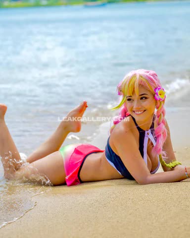 Sofia Gomez Bikini Beach Pose OnlyFans Photo Leaked