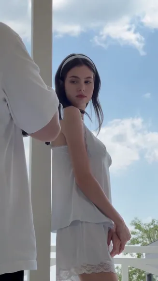 Sonyazoloeva White Lace Pajama Set OnlyFans Video Leaked