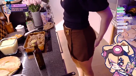 Squchan Black Top And Skirt OnlyFans Video Leaked