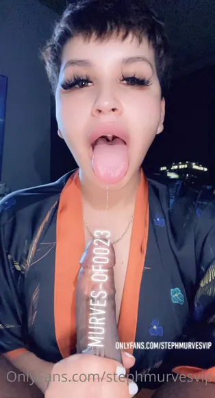 Stephmurves Deep Throat Blowjob OnlyFans Video Leaked