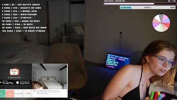 Sugarblonde01 Purple Thong Back View OnlyFans Video Leaked