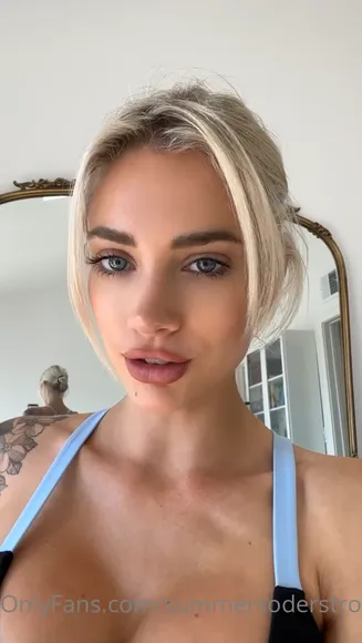 Summersoderstrom Black Top With Light Blue Straps OnlyFans Video Leaked