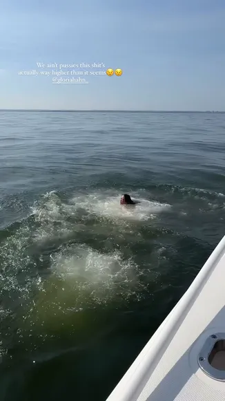 Sunnychan_1005 Bikini Boat Jump OnlyFans Video Leaked