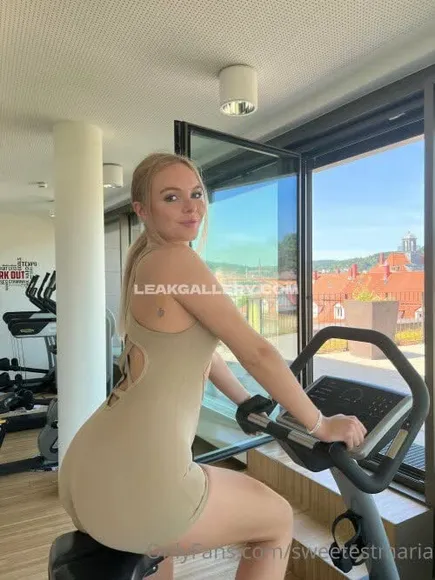 Sweetestmaria Tight Bodysuit Gym Pose OnlyFans Photo Leaked