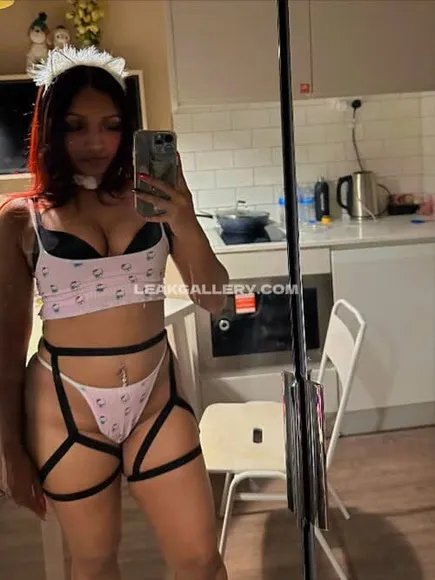 T.arshini Pink Strappy Bodysuit Pose OnlyFans Photo Leaked