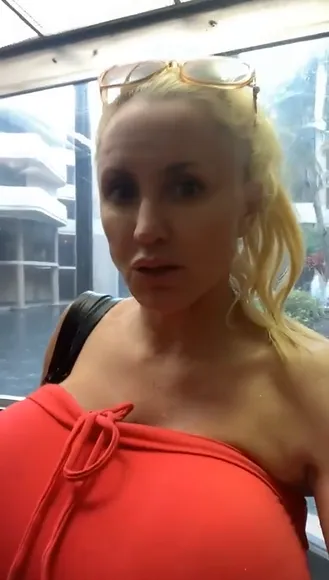 Tammylh Red Topless Tease OnlyFans Video Leaked