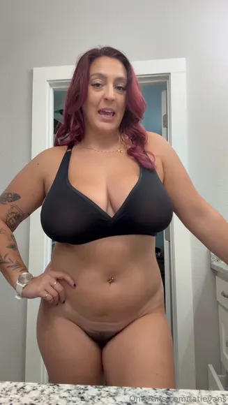 Tatievans Black Bra Tease OnlyFans Video Leaked