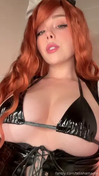 Telishamaree Shiny Black Bra Tease OnlyFans Video Leaked