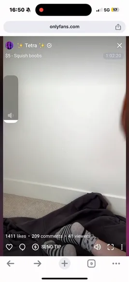 Tetraqx Topless Boob Squeezing OnlyFans Video Leaked