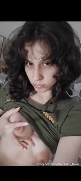 The0_neko Tits Out T-Shirt Tease OnlyFans Video Leaked