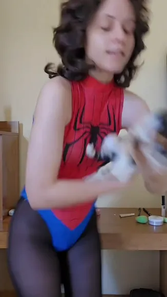 The0_neko Spiderman Bodysuit Tease OnlyFans Video Leaked