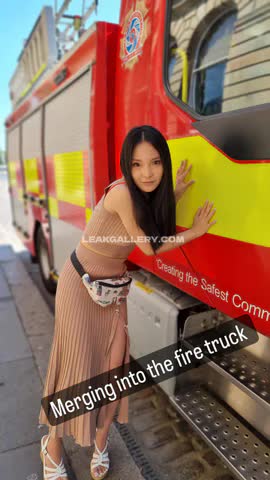 Thecodemiko Fire Truck Pose Tease OnlyFans Photo Leaked