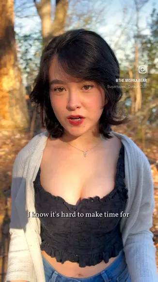 Themishkabear Black Lace Top Tease OnlyFans Video Leaked