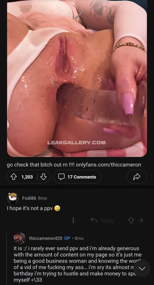 Thiccameron / Thiccameronxxx Exclusive Leaked Nude OnlyFans #14607299