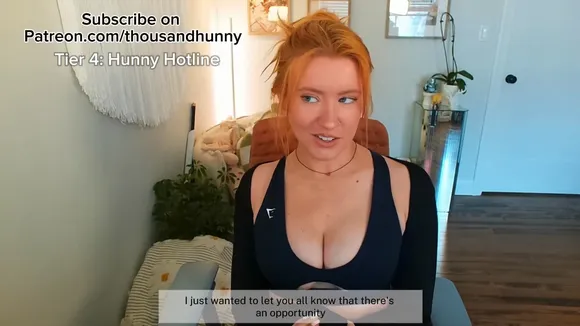Thousandhunny Deep V-Neck Top Tease OnlyFans Video Leaked