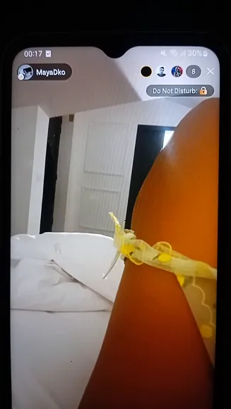 Tiktok_ns Leg In Sheer Yellow OnlyFans Video Leaked