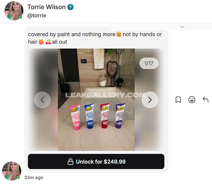 Torriewilson Exclusive Leaked Nude OnlyFans #12594105
