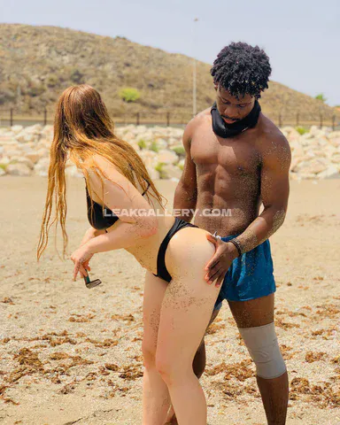 Triplexceleste Bare Ass Beach Tease OnlyFans Photo Leaked