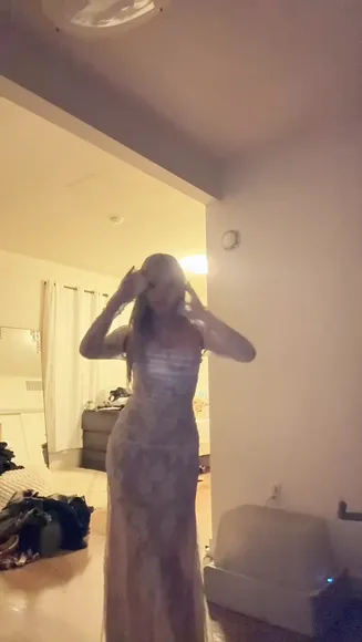 Ursungirl Lace Dress Tease OnlyFans Video Leaked